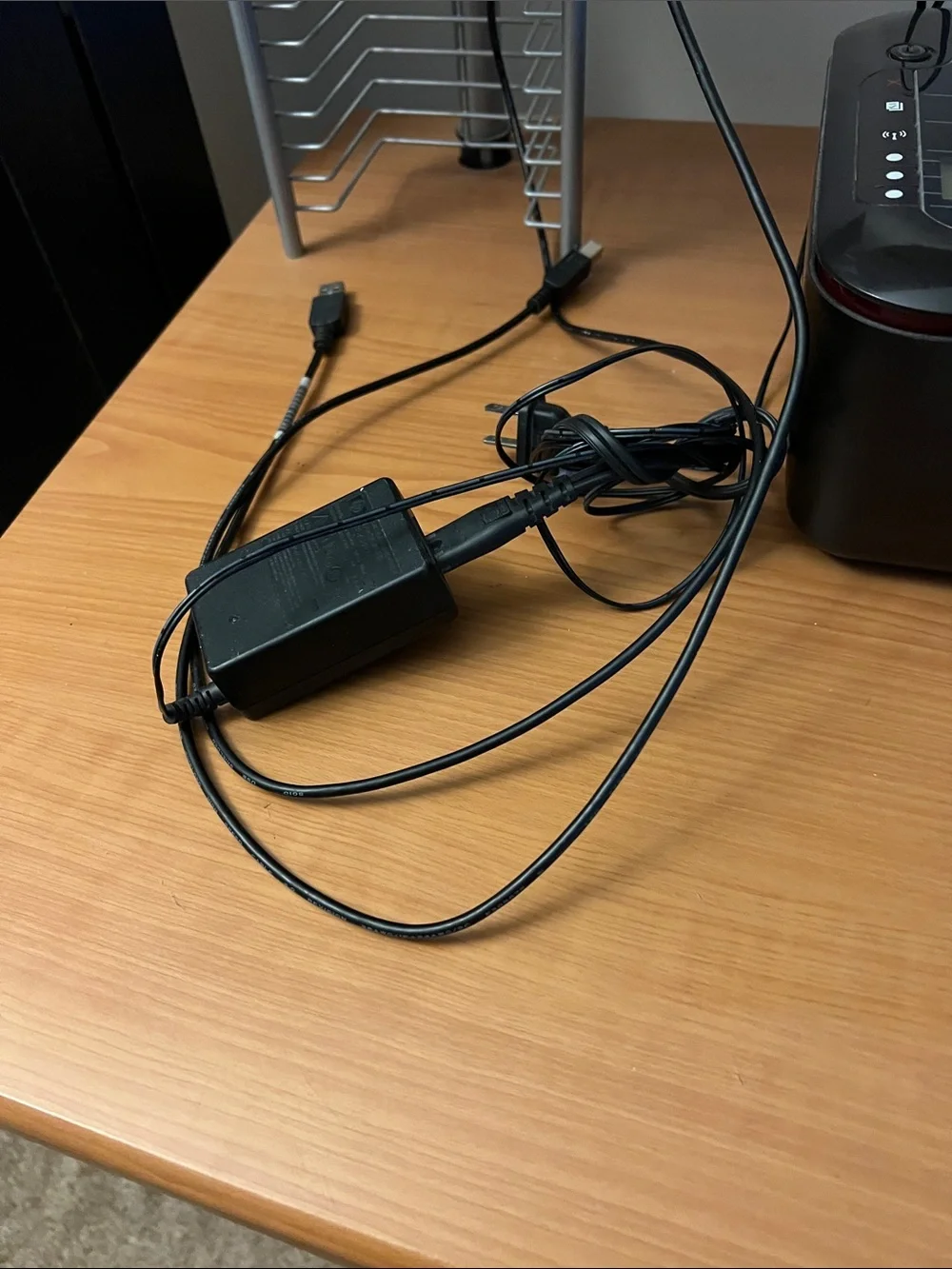 HP Black All-in-One Desk Printer with Setup Guide